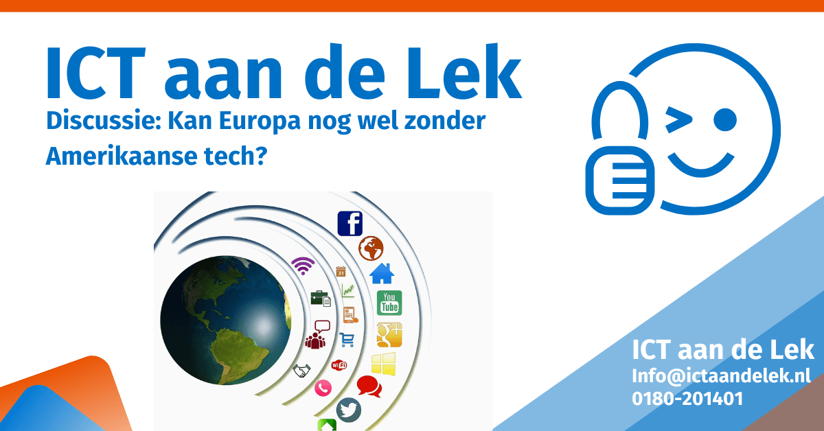 Kan Europa nog wel zonder Amerikaanse tech
